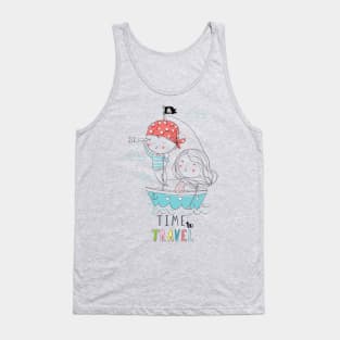Time To Travel With Friends Tank Top